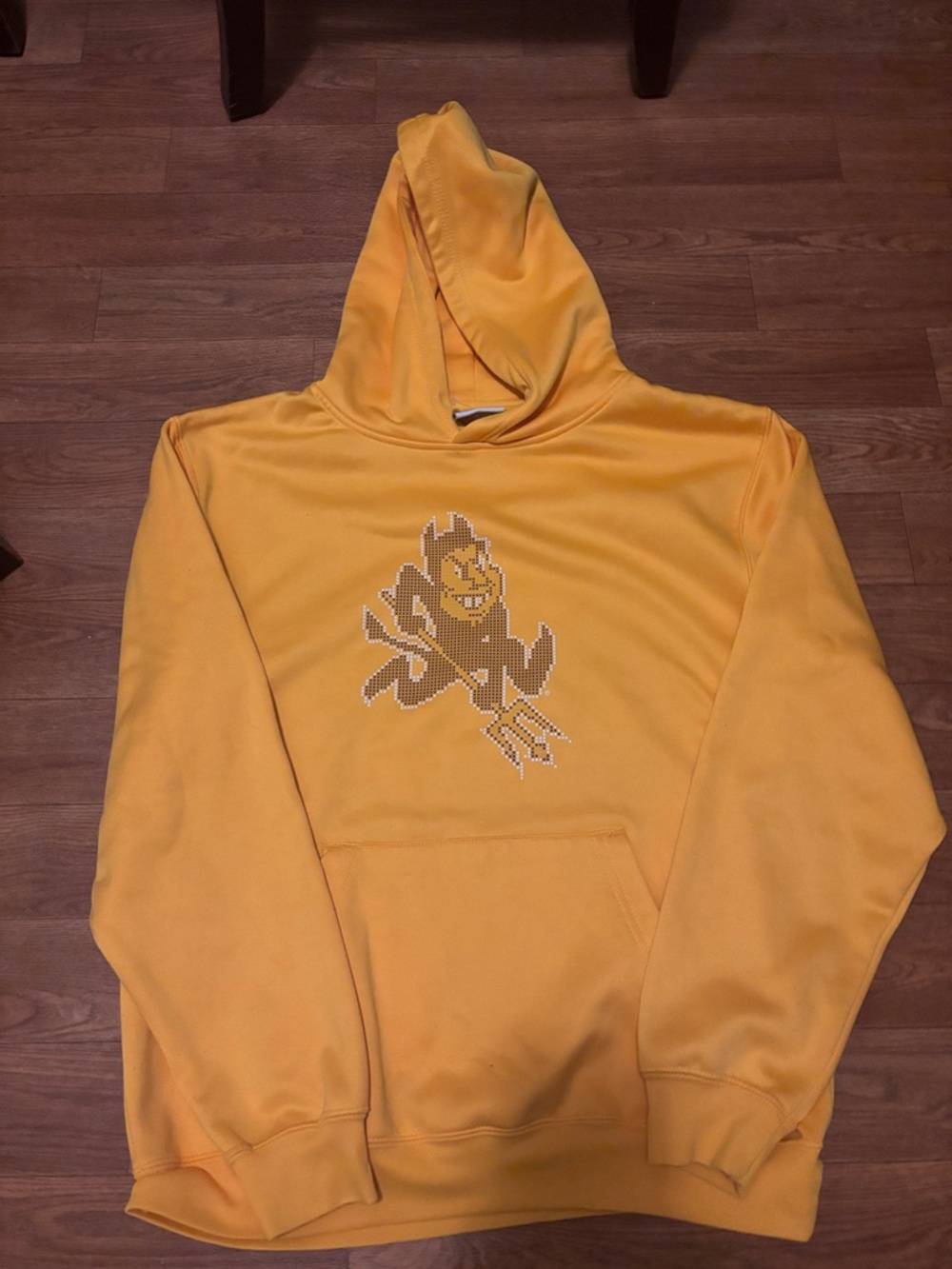 Men's Yellow Arizona State Sundevils Pullover Hoodie